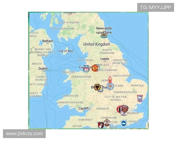 英超球队在英国的地理分布图解读 英超球队在英国的地理分布图解读